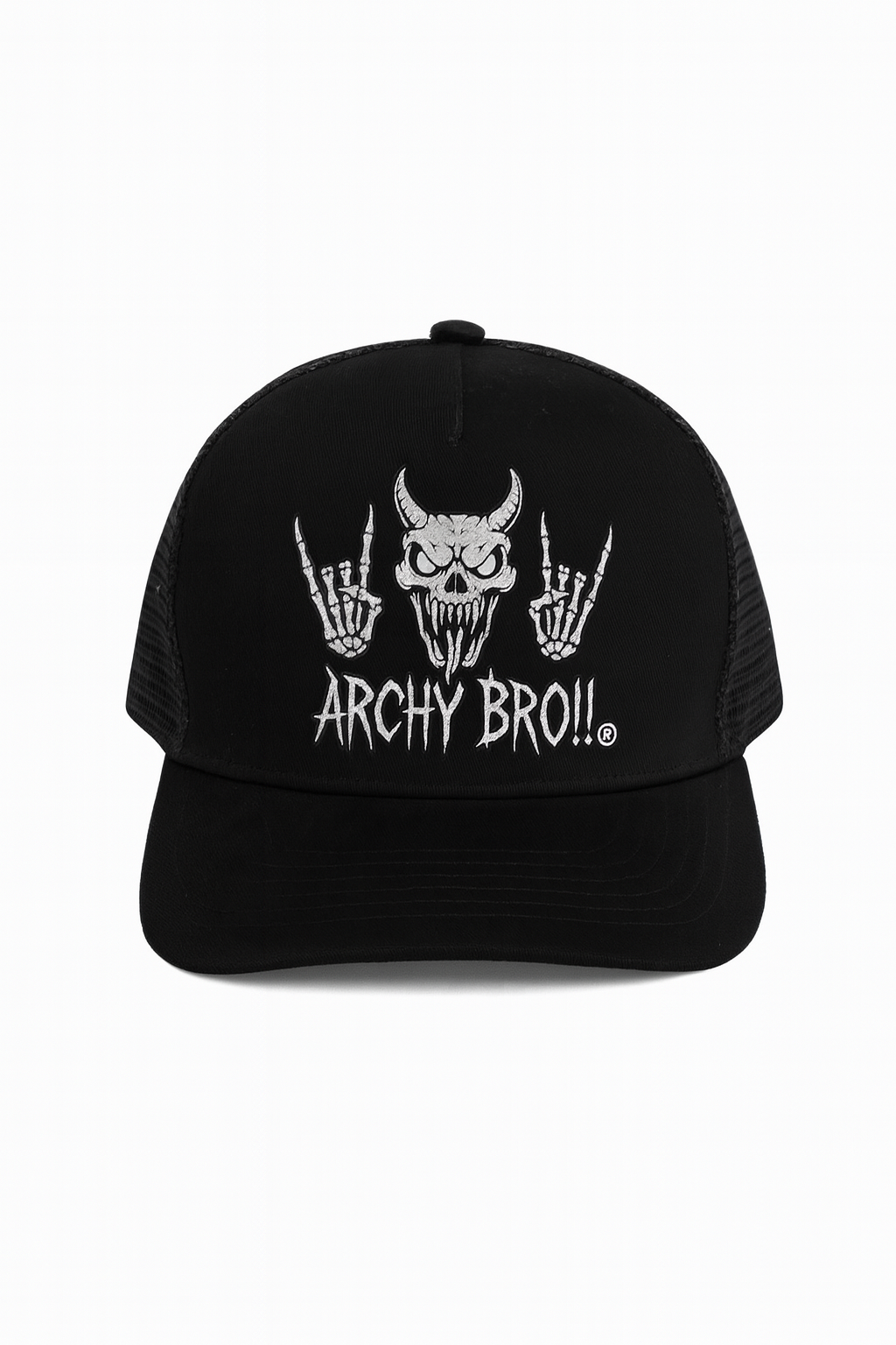 ARCHY BRO!! Rebel Trucker Hat – Chaos On Your Crown