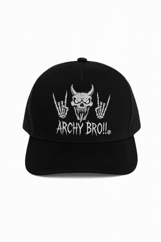 ARCHY BRO!! Rebel Trucker Hat – Chaos On Your Crown