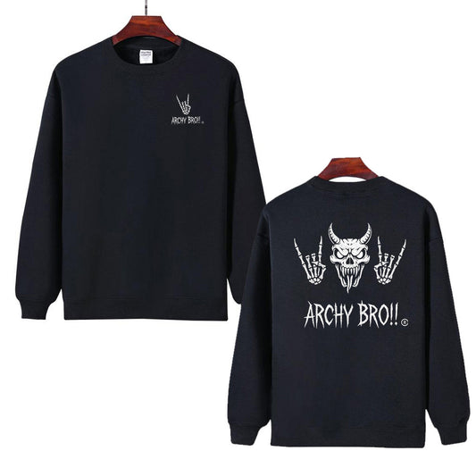 ARCHY BRO!! Pure Cotton Sweatshirt – Soft Chaos, Hard Attitude